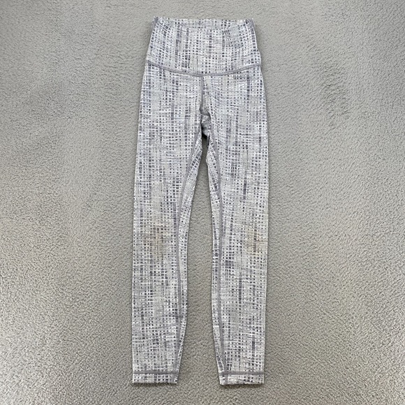 lululemon athletica Pants - Lululemon Leggings‎ Womens 2 Wunder Under High Rise Gray Yoga Train Moonphase*